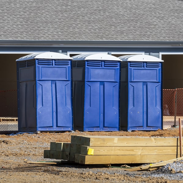 are there any restrictions on where i can place the portable restrooms during my rental period in Tonganoxie Kansas